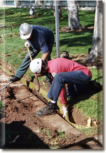 Biobarrier installation